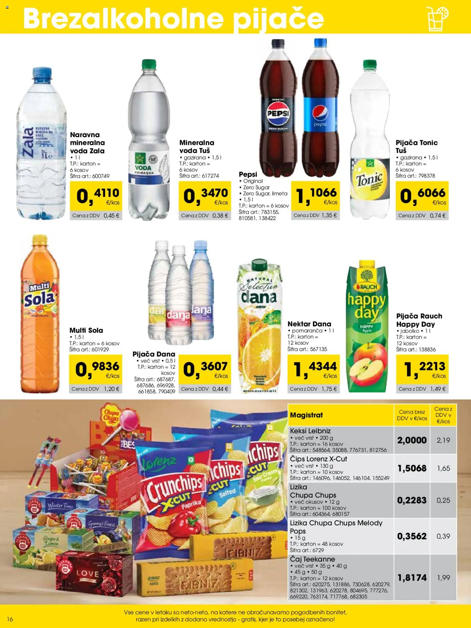 Novi Tuš katalog ponudbe – veljaven od 01.12.2025 | Stran: 16