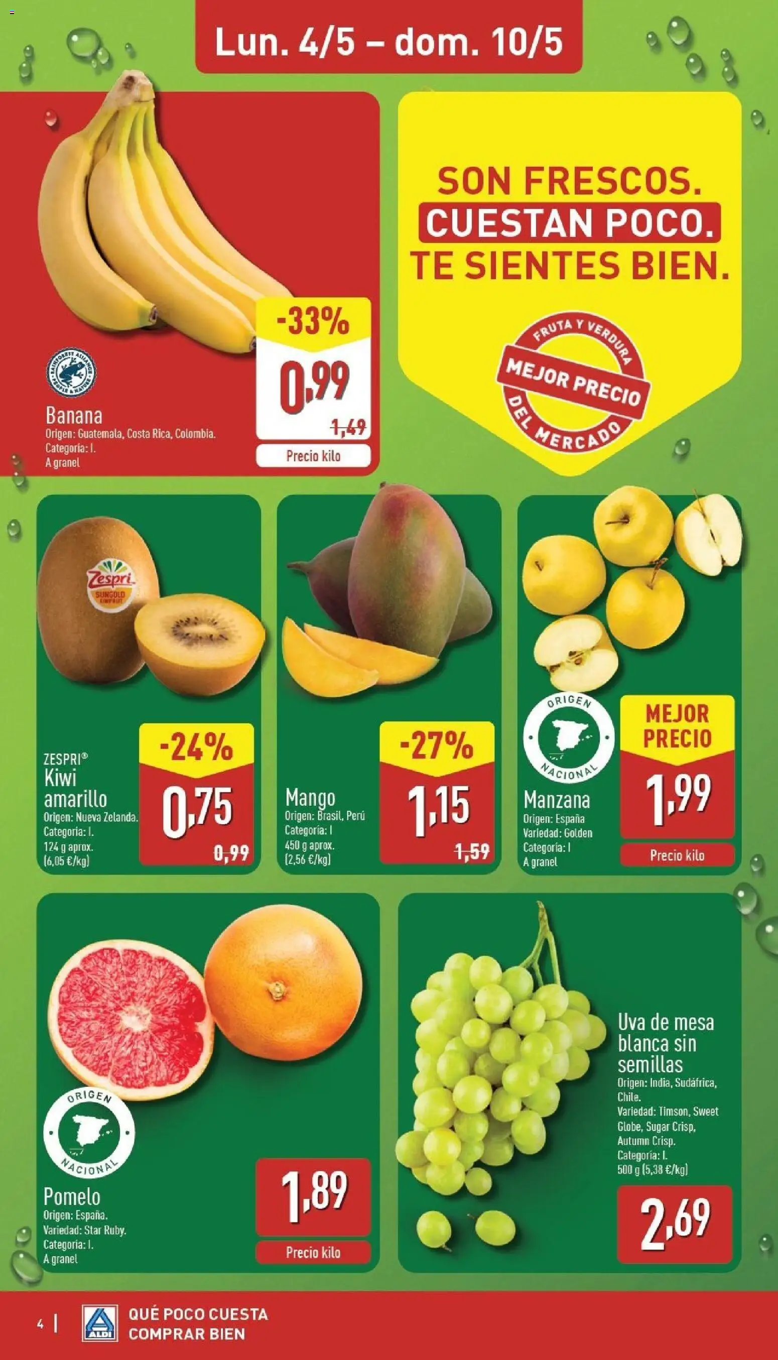 Aldi folleto Baleares │ válido desde el 04.05.2026 | Página: 4 | Productos: Té, Apple, Ρούτερ, Mesa