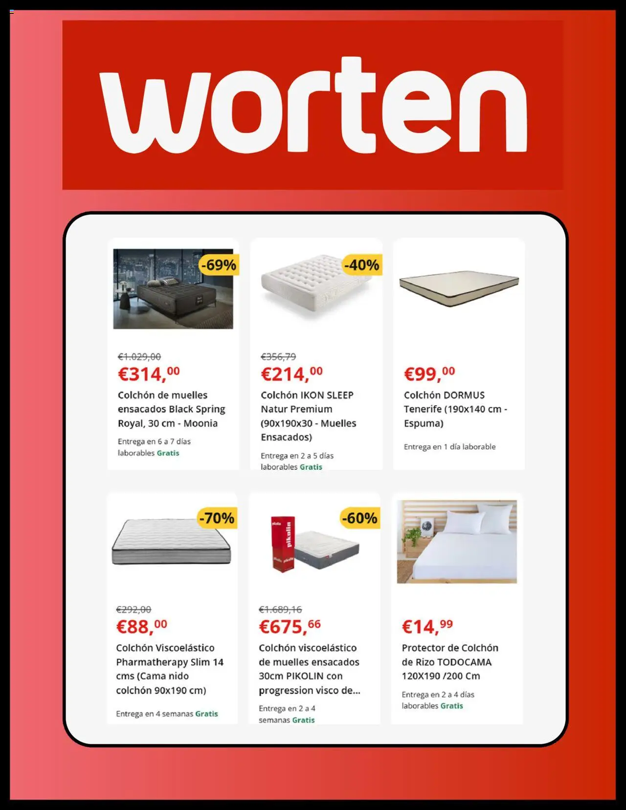Worten folleto │ válido desde el 05.08.2025 | Página: 4 | Productos: Colchon, Cama