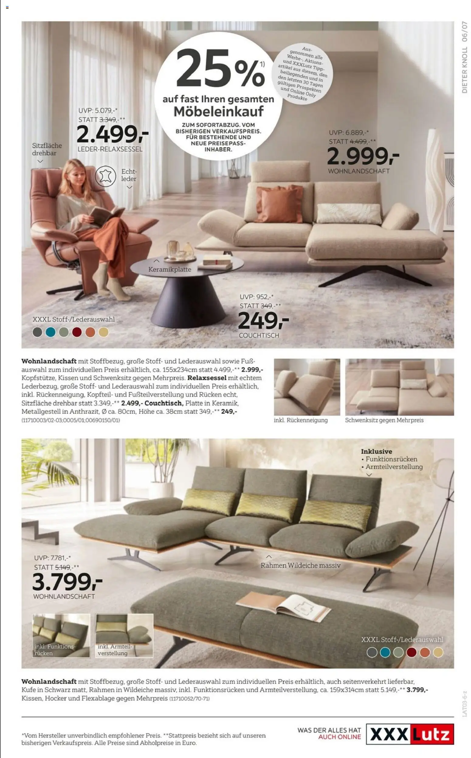 XXXLutz Marken-Neuheiten gültig ab 24.02.2026 | Seite: 7 | Produkte: Kissen, Couchtisch