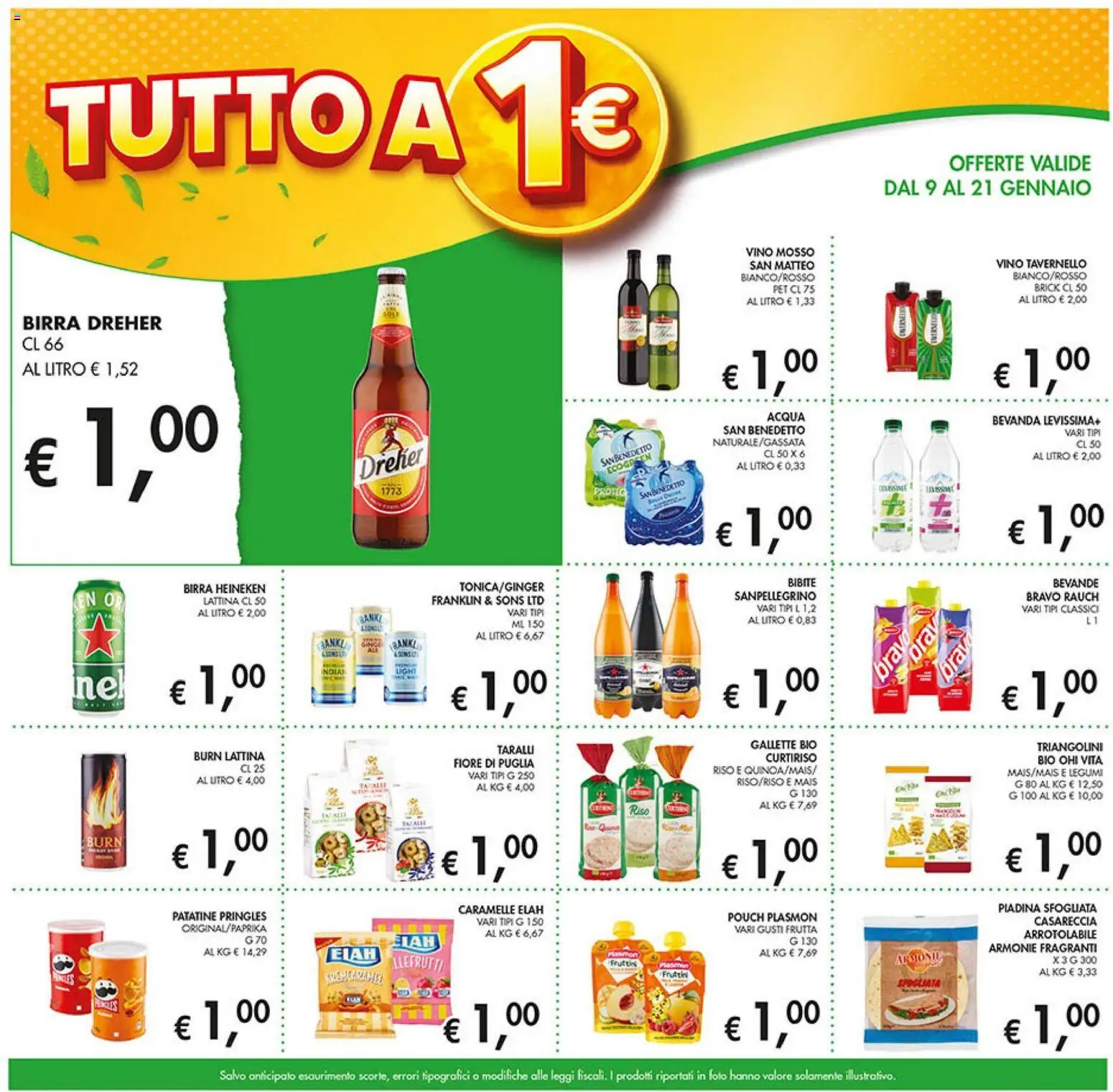 Volantino Coal del 09.01.2026 | Pagina: 3 | Prodotti: Legumi, Birra, Gallette, Heineken