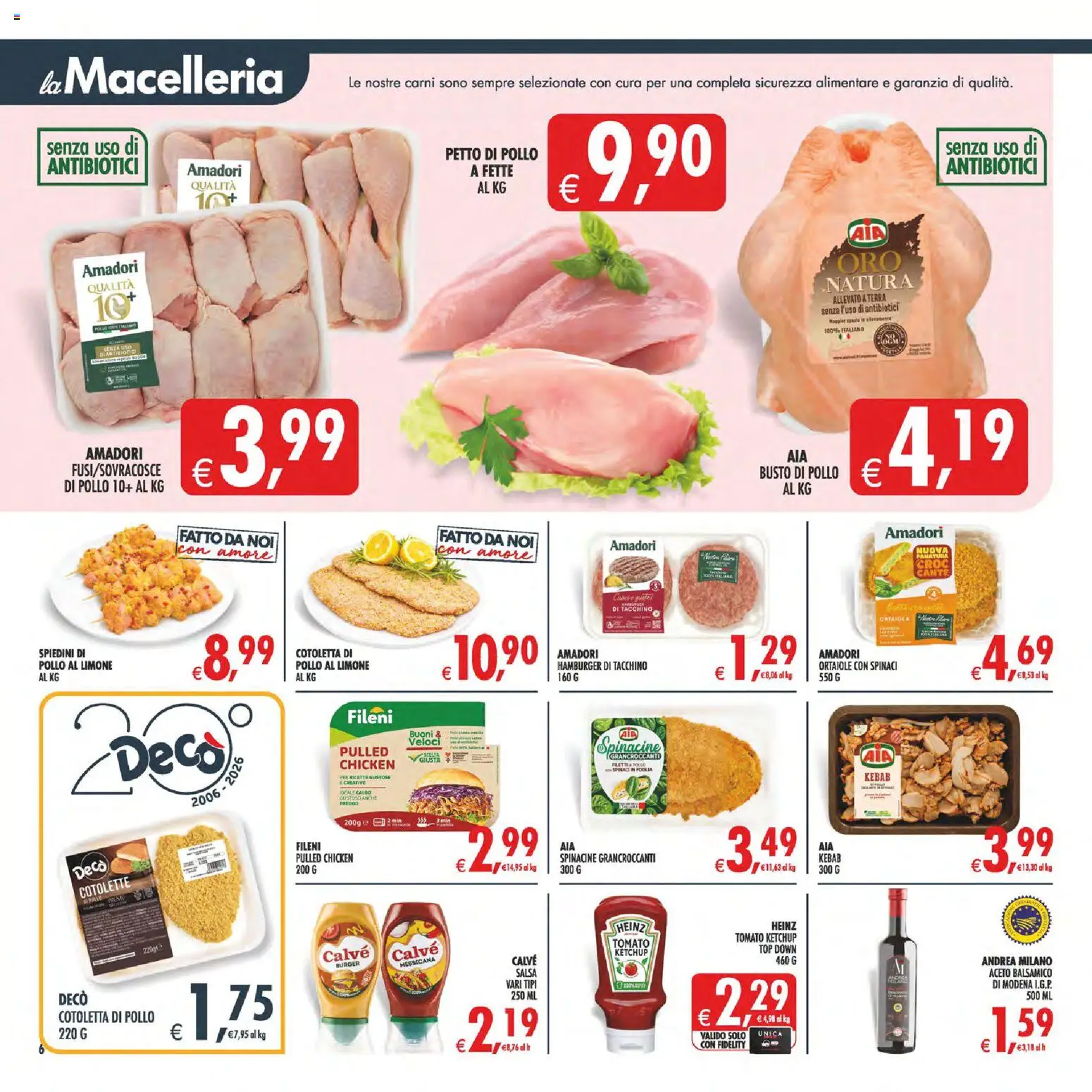 Volantino Decò del 07.04.2026 | Pagina: 6 | Prodotti: Salsa, Limone, Top, Terra