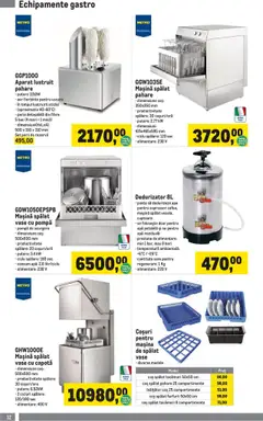 Ofertele Metro valabile de la 01.10.2025 | Pagină: 12 | Produse: Espressor, Pahare, Coș, Perie