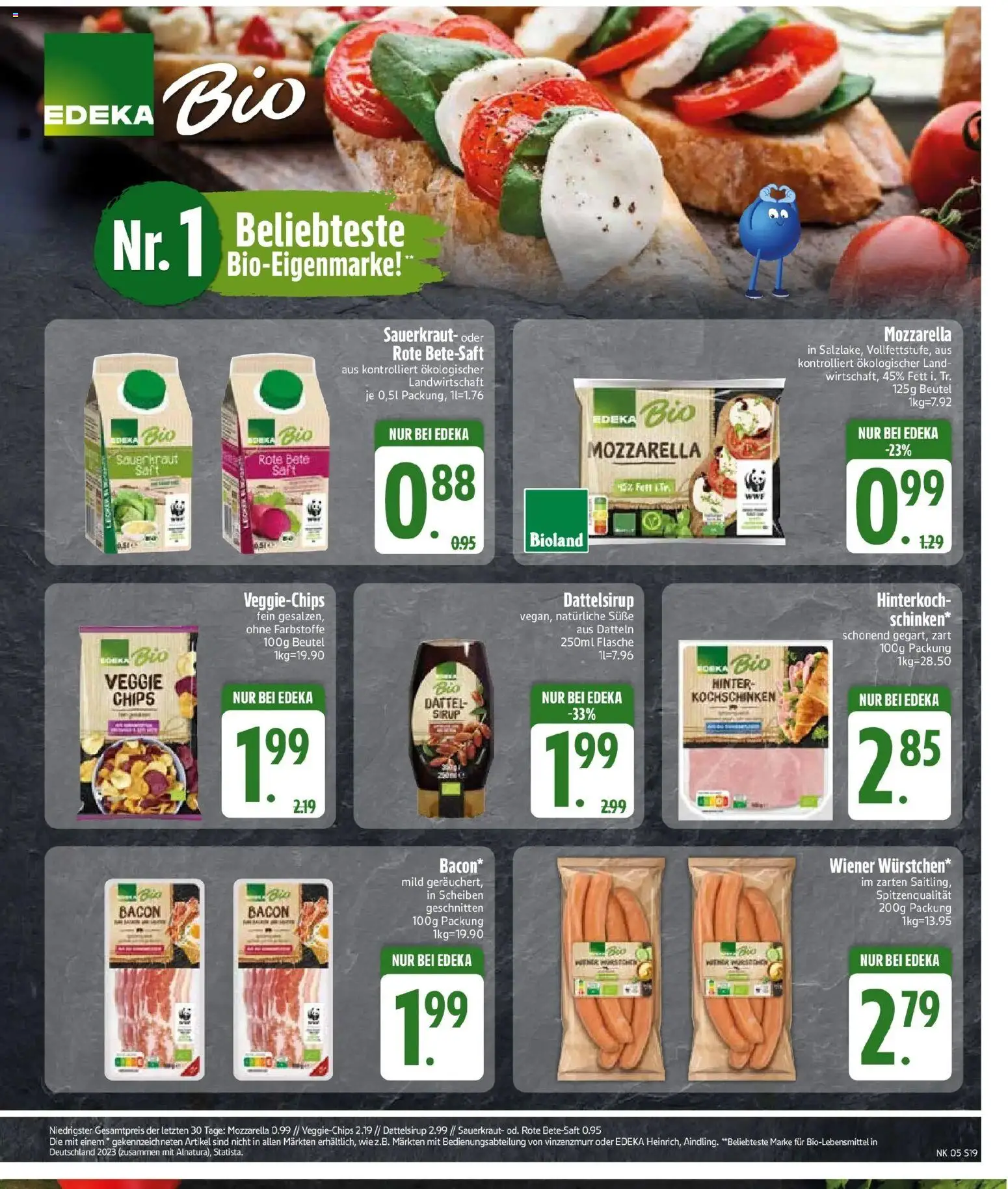 Edeka prospekt Altomünster	 (ab 26.01.2026) » Angebote Online | Seite: 21 | Produkte: Mozzarella, Sirup, Dattel, Chips