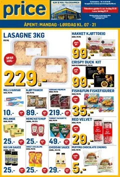 Forhåndsvisning av Price Lagerbutikk kundeavis gyldig fra 31.10.2025