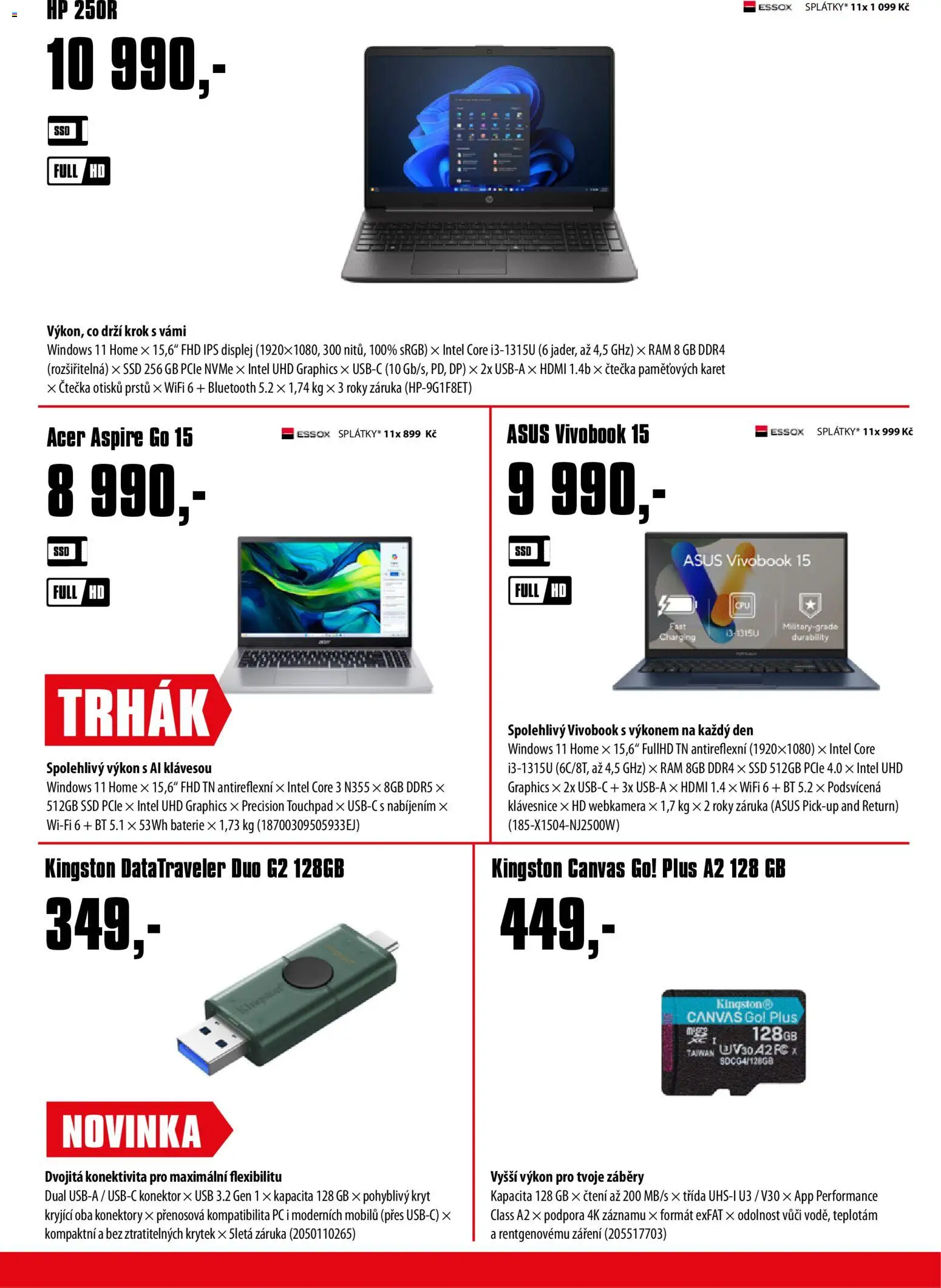 Comfor Black Friday od 03.11.2025 | Strana: 3 | Produkty: PC, Klávesnice, USB, Baterie