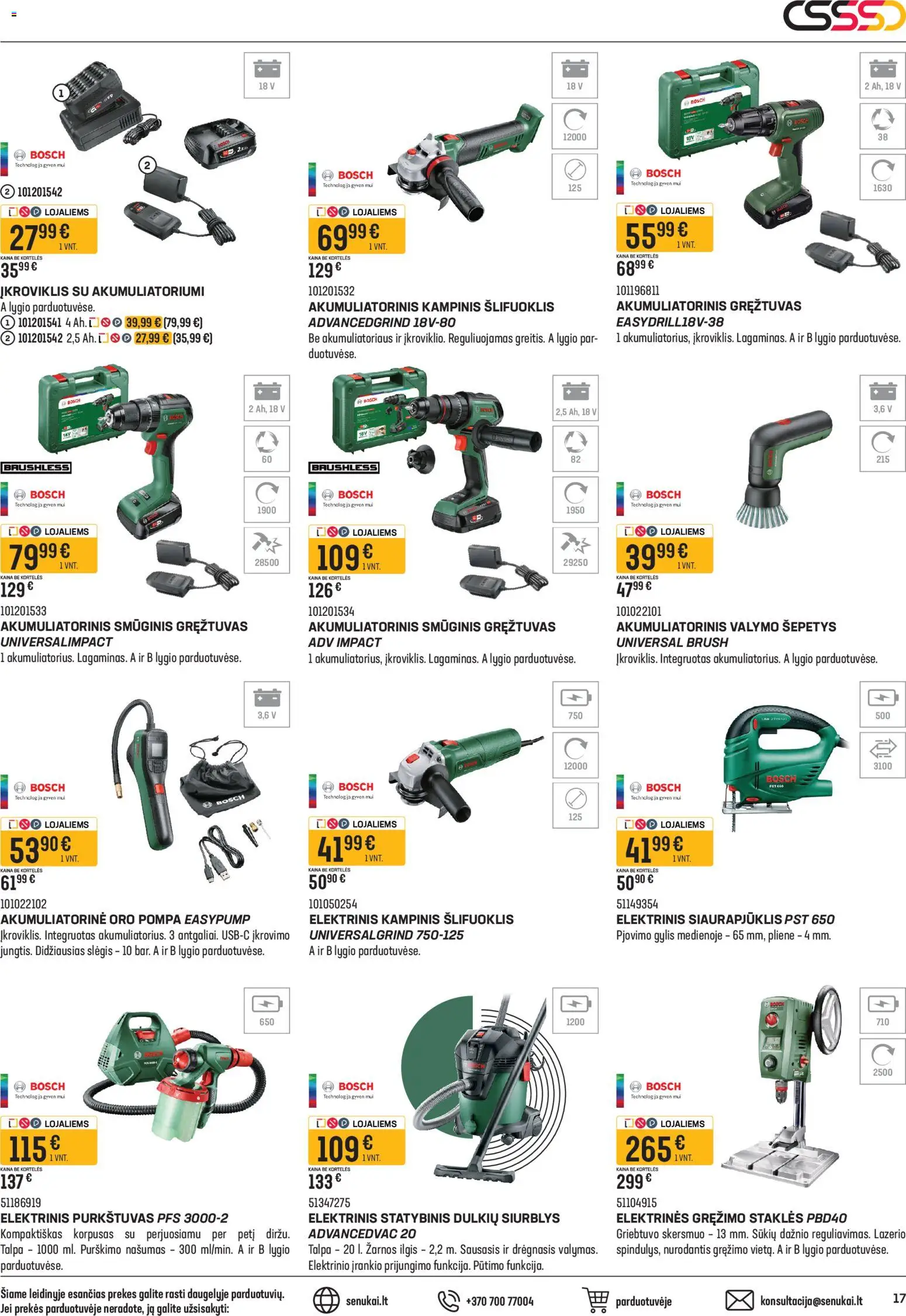 Senukai akcijos nuo 15.04.2026 | Puslapis: 17