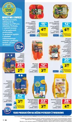 Pogląd oferty "Carrefour Gazetka - Act for food" - ważna od 05.01.2026 | Strona: 18 | Produkty: Karta, Pieczarki, Talerze, Ziemniaki