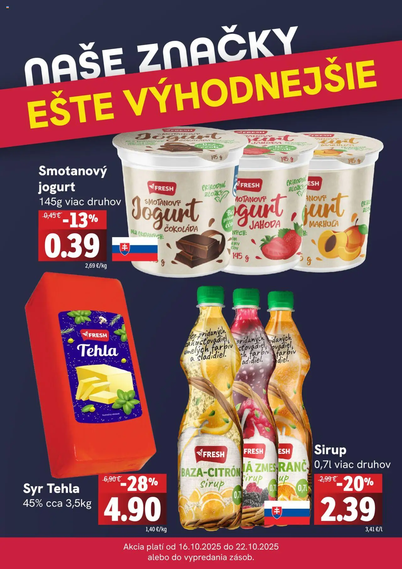 Nové Fresh akcie – leták je platný od 16.10.2025 | Strana: 4