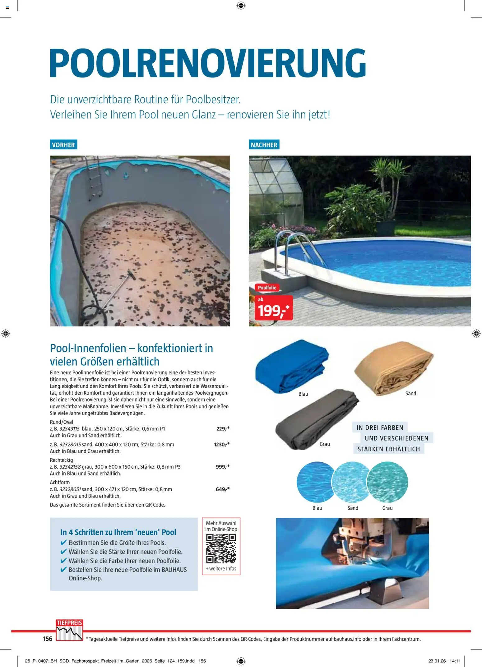 Bauhaus Freizeit im Garten gültig ab 01.05.2026 | Seite: 156