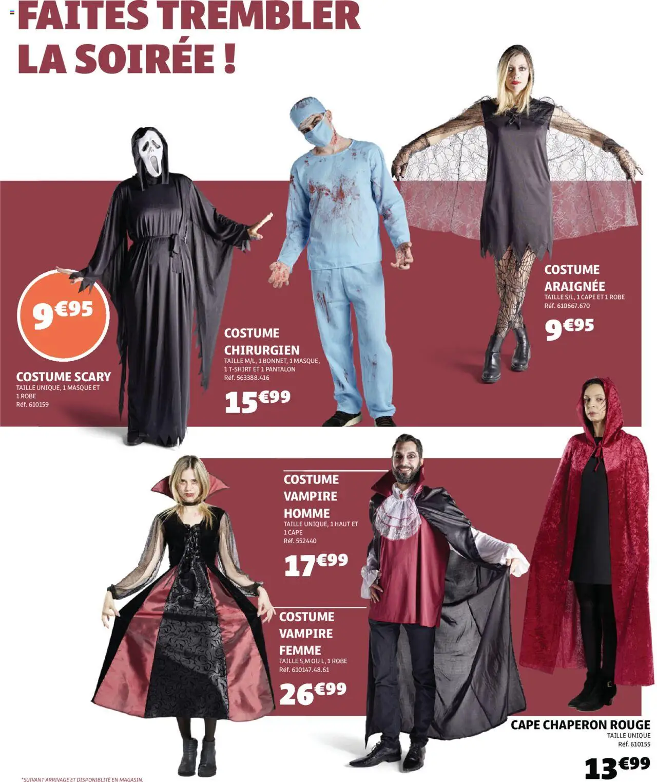 {H1} | Page: 16 | Produits: Robe, Masque, Pantalon, Costume