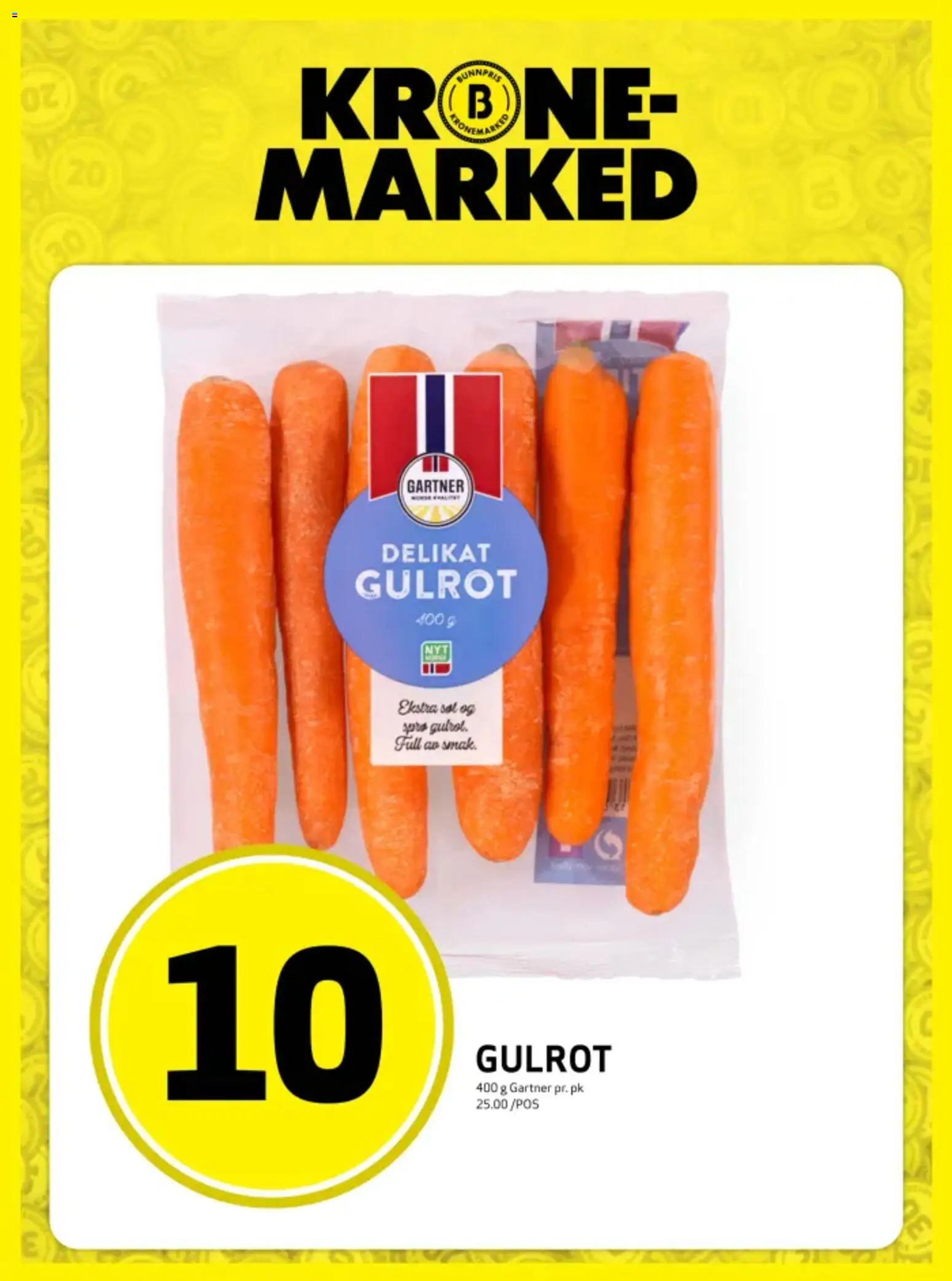 {H1} | Side: 10 | Produkter: Gulrot