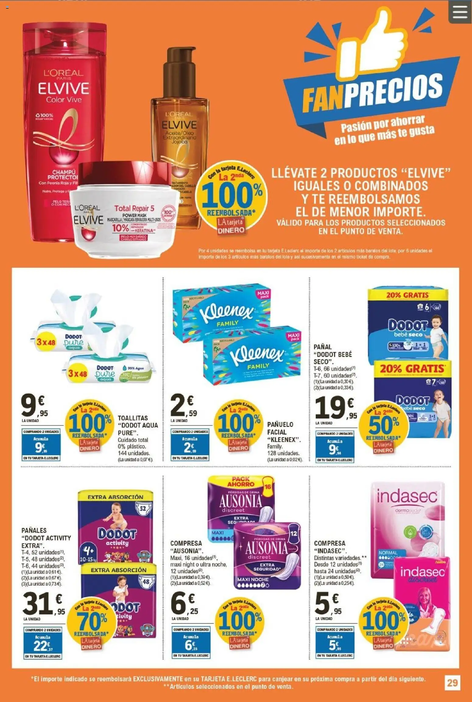 E.Leclerc - Fan precios │ válido desde el 11.02.2026 | Página: 29
