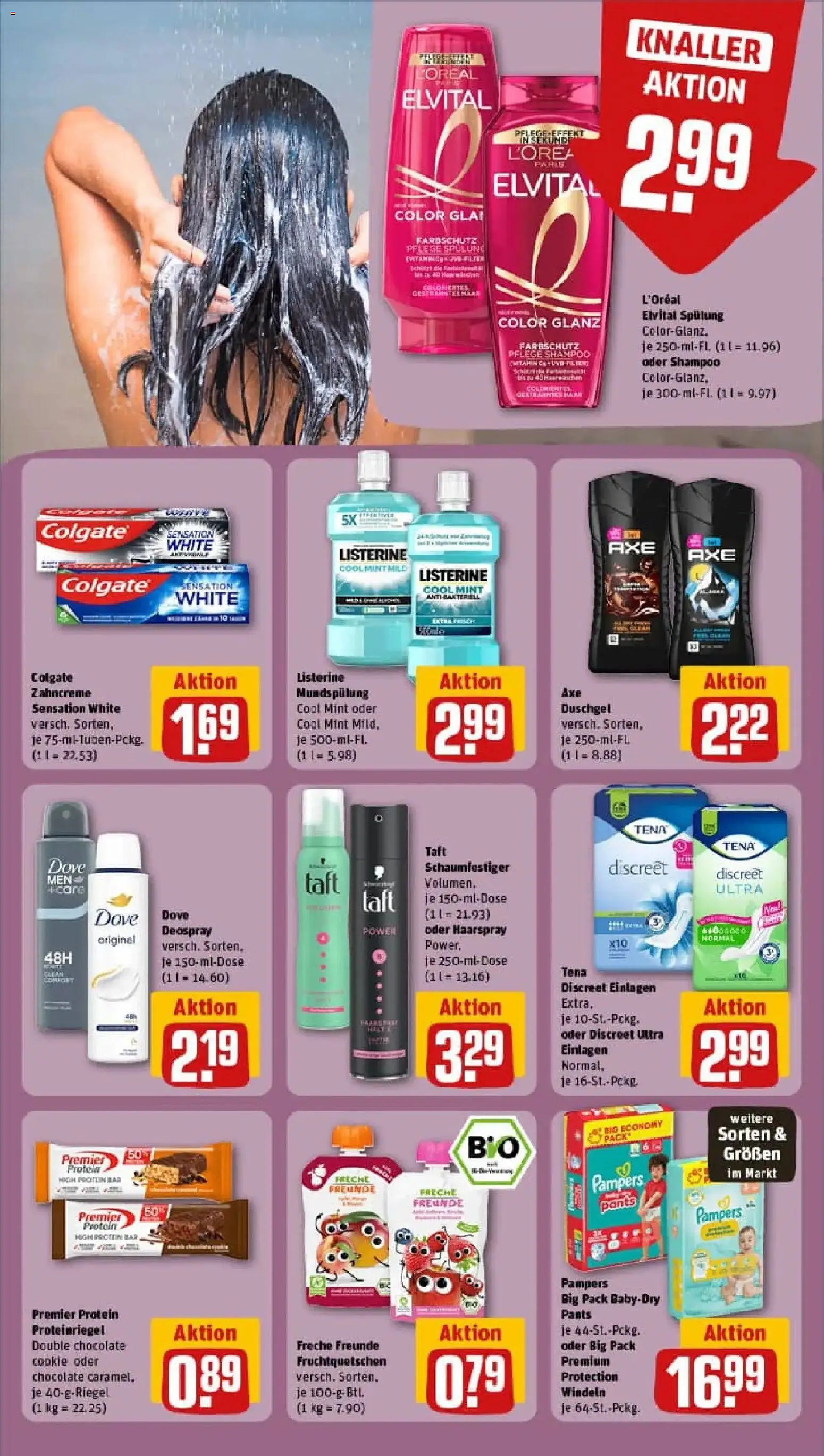 Rewe prospekt Holdorf	 – gültig ab 29.12.2025 | Seite: 24 | Produkte: Pampers, Spülung, Duschgel, Deospray
