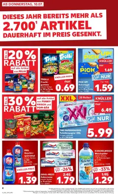 Kaufland prospekt Witten	 - gültig ab dem 13.07.2025 | Seite: 19 | Produkte: Funny frisch, Kuschelweich, Äpfel, Toilettenpapier