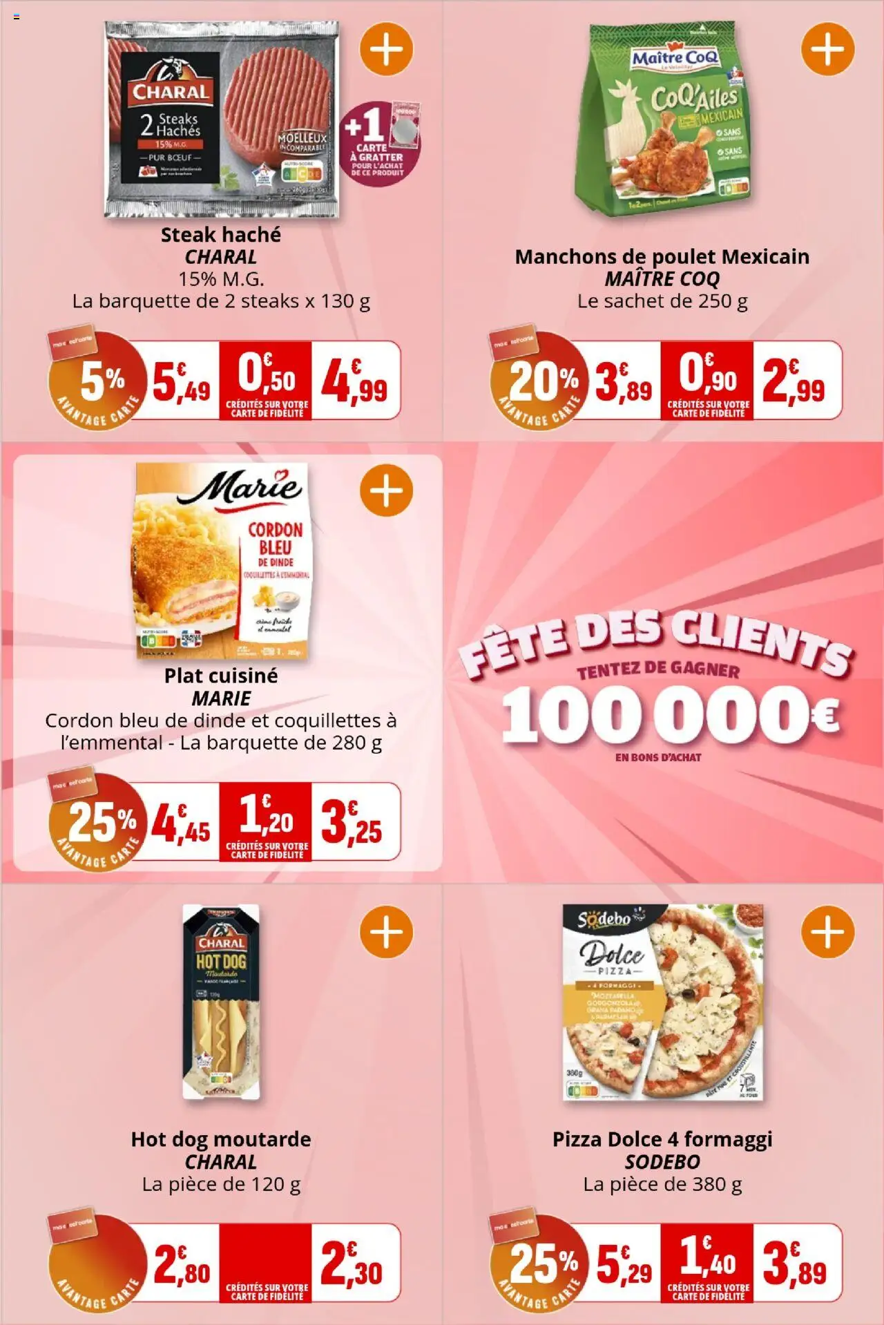 {H1} | Page: 7 | Produits: Hot dog, Moutarde, Cordon bleu, Coquillettes