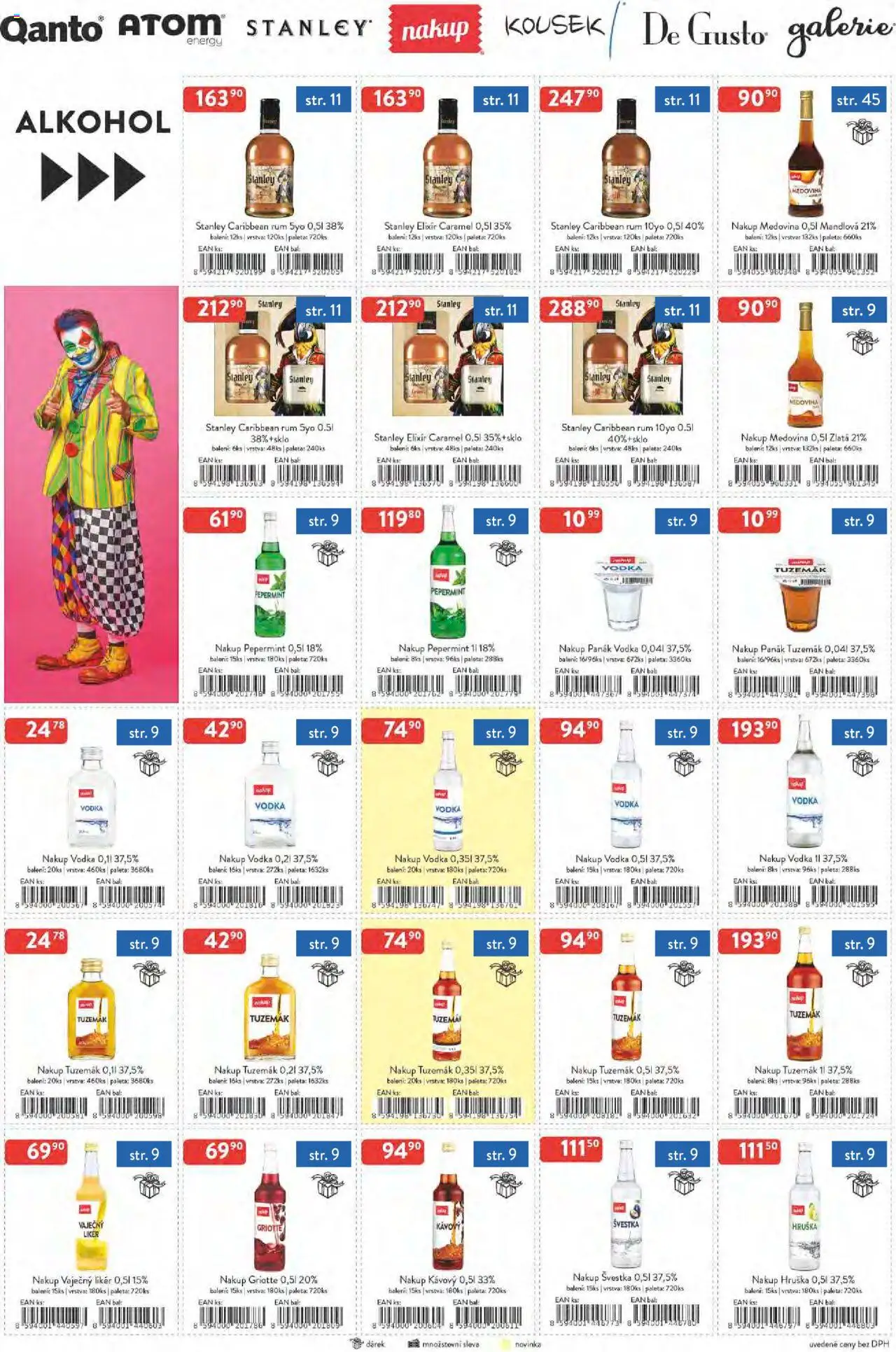 Astur & Qanto leták - Velkoobchod 06/2025 od 01.06.2025 | Strana: 2 | Produkty: Vodka, Likér, Panák, Tuzemák