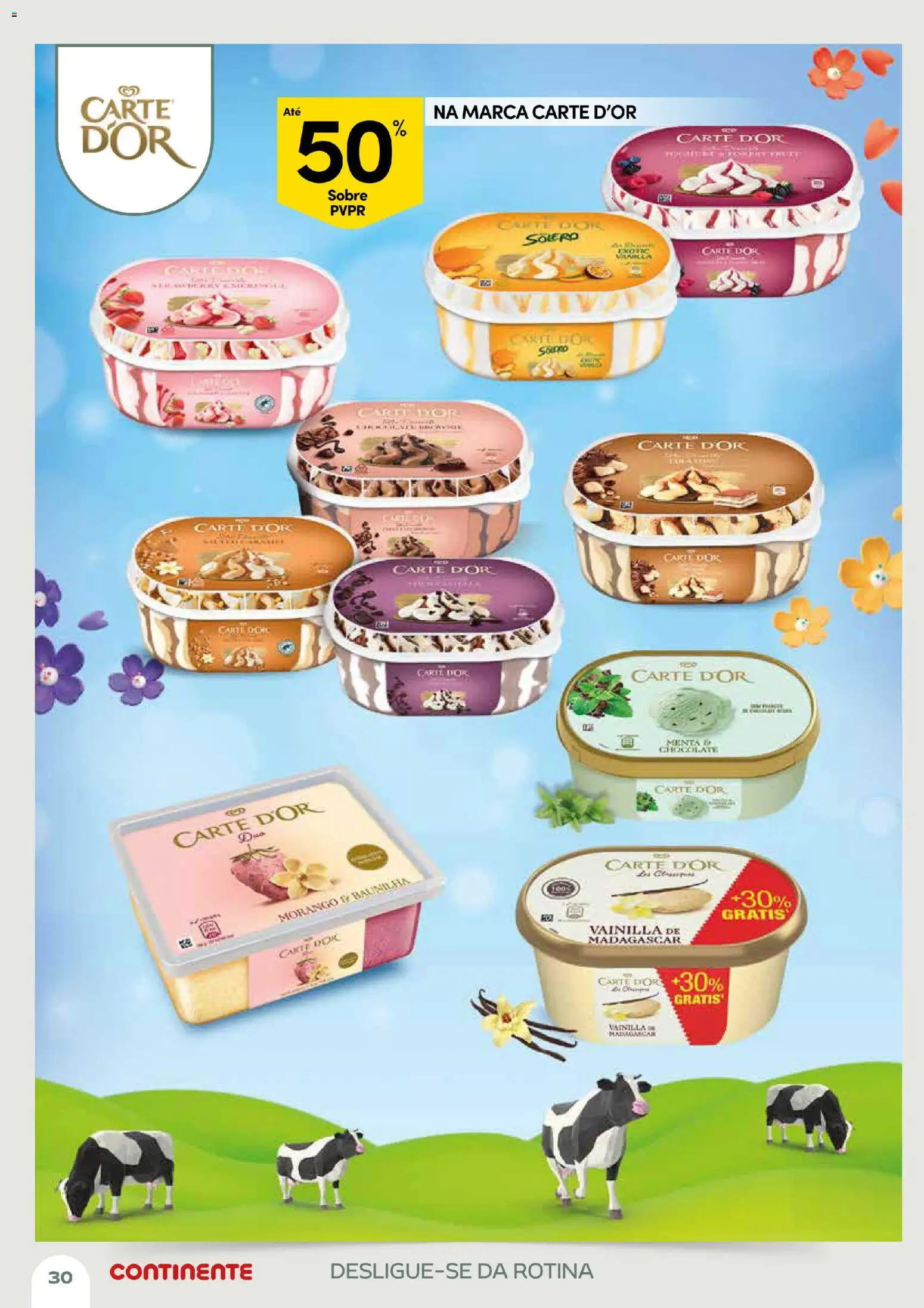 Continente Açores Momentos de pausa │ válido de 21.04.2026 | Página: 30 | Produtos: Solero exotic, Chocolate