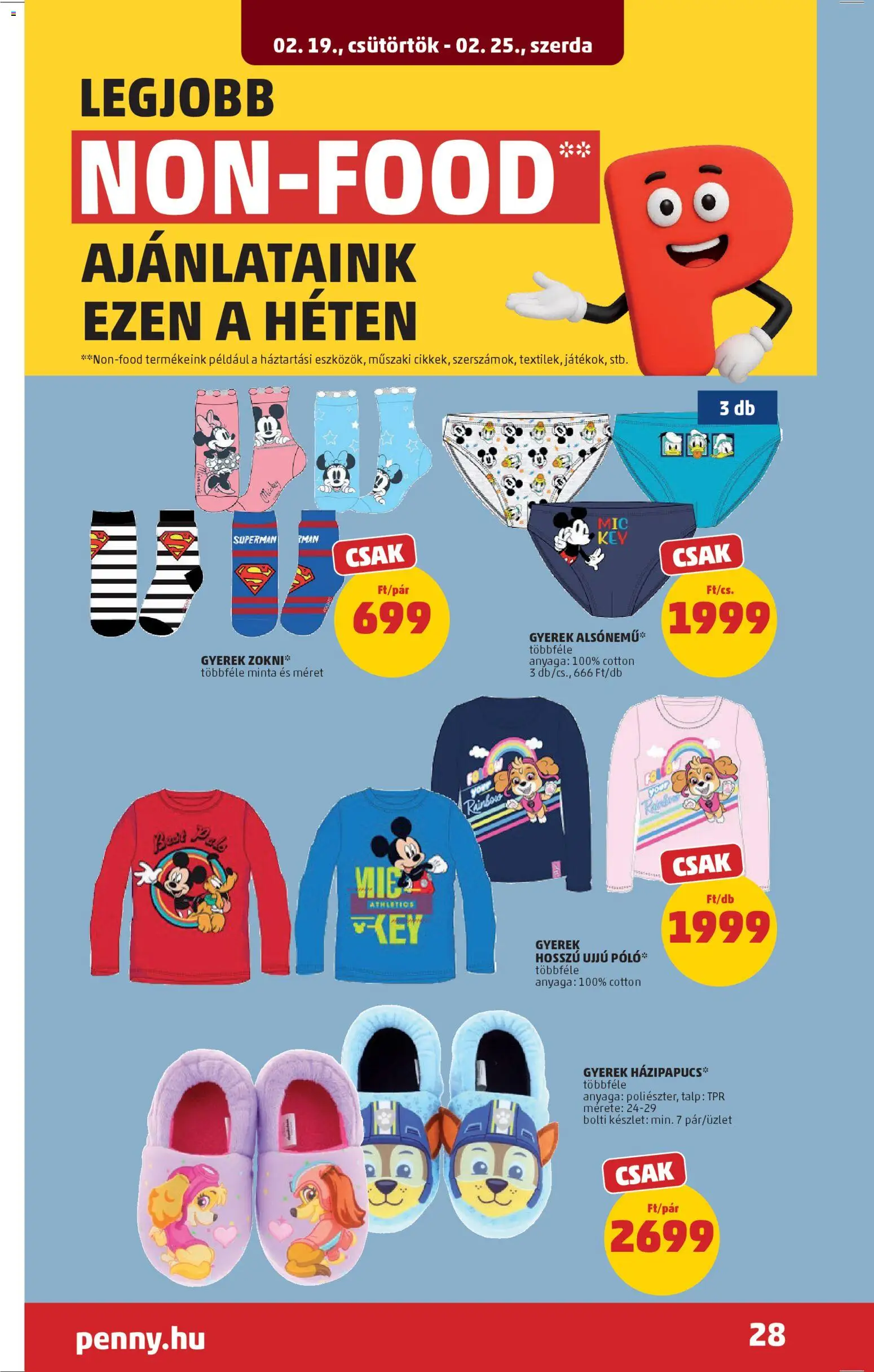 PENNY akciós ujság - amely érvényes a következő dátumtól: 19.02.2026 | Oldal: 32