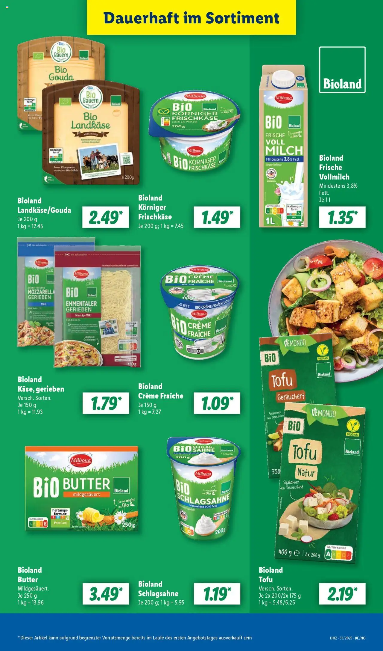 Lidl Prospekt Uelzen - gültig ab dem 11.08.2025 | Seite: 11 | Produkte: Schlagsahne, Butter, Gouda, Sahne