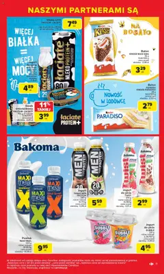 Carrefour Gazetka - Markowe okazje czekają od 09.06.2025 | Strona: 11 | Produkty: Cream cheese, Serek, Baton, Jogurt
