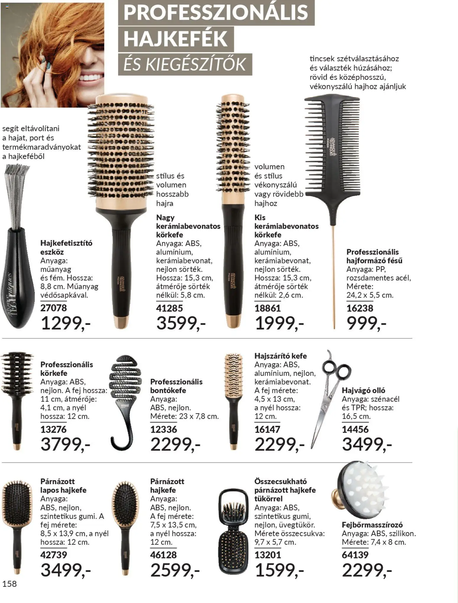 Avon akciós ujság - amely érvényes a következő dátumtól: 01.01.2026 | Oldal: 162 | Termékek: Hajvágó, Hajformázó, Hajszárító, Kefe