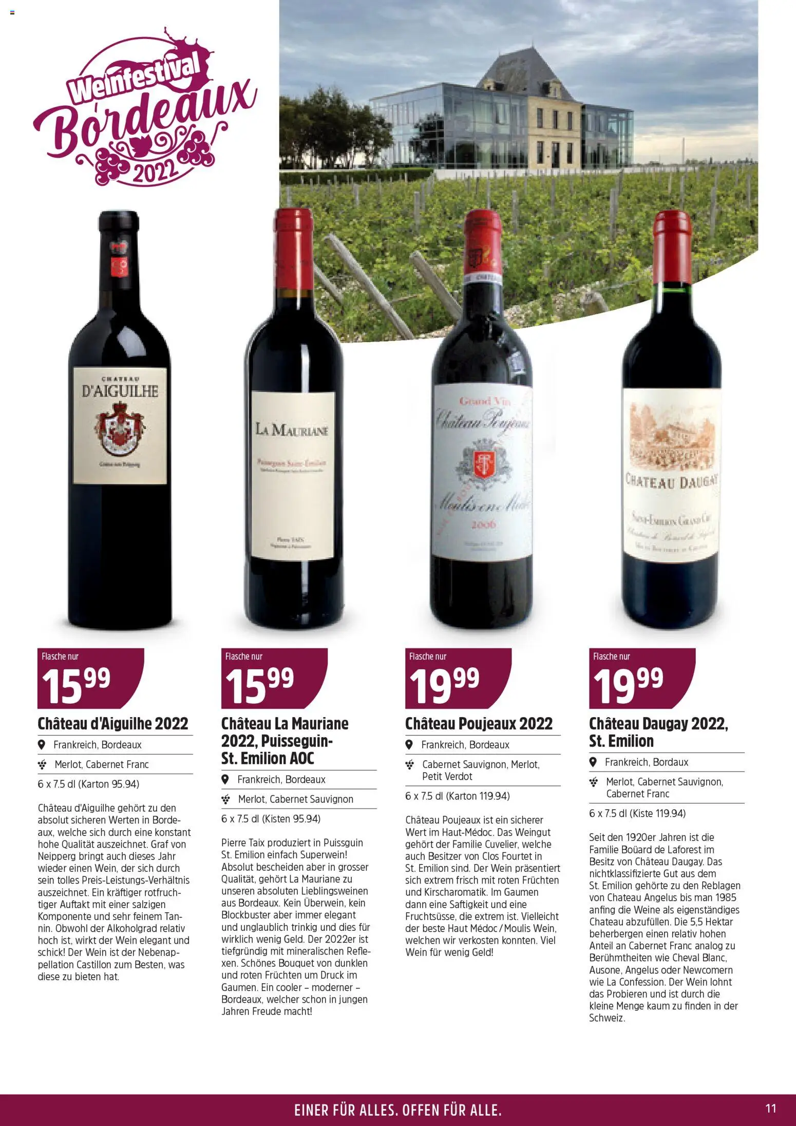 TopCC Aktionen Bordeaux – gültig ab 17.11.2025 | Seite: 11 | Produkte: Wein