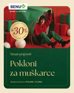 BENU pokloni za muškarce - pregled BENU kataloga - važi od 19.12.2025
