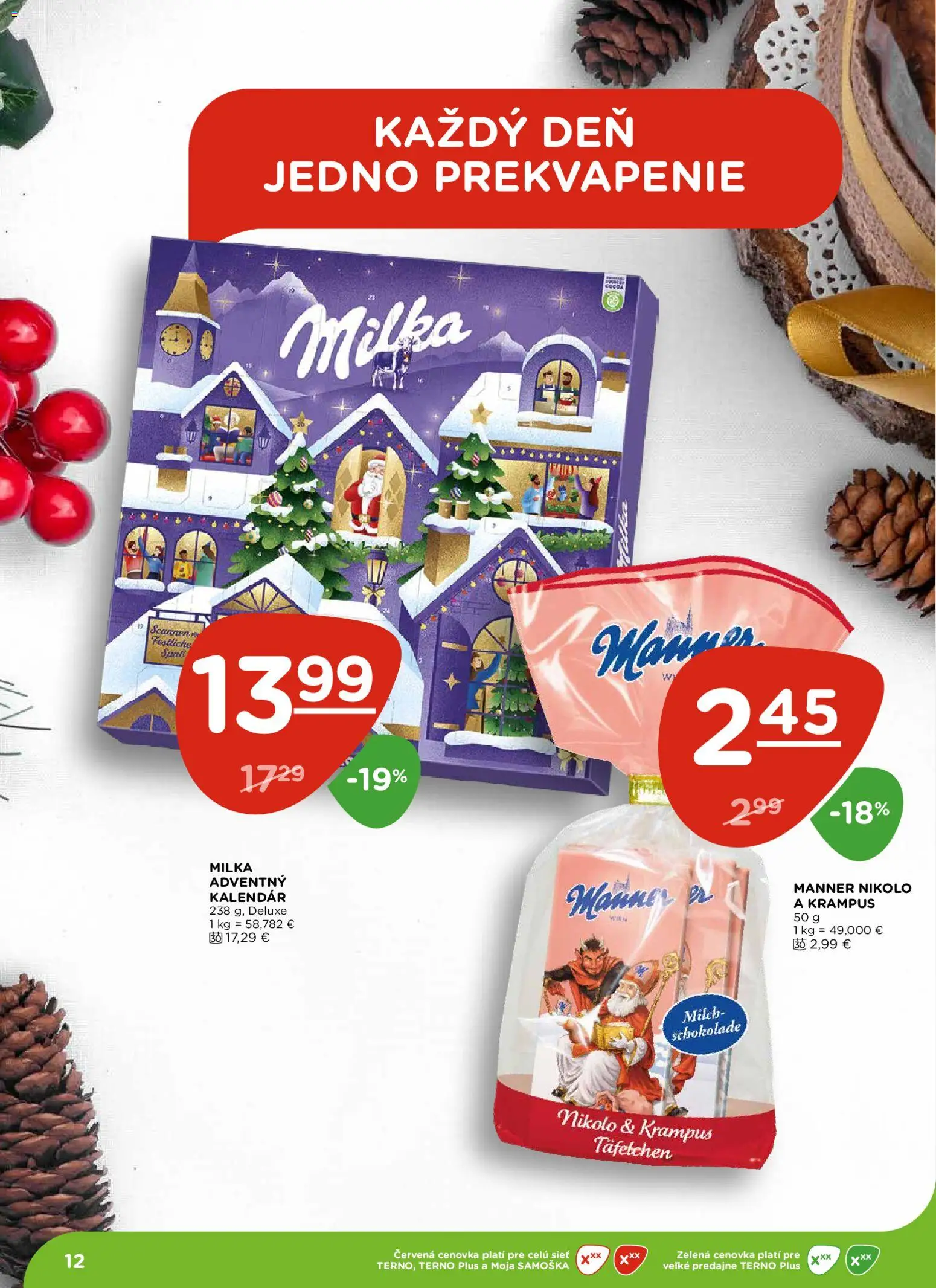Nové Terno akcie – leták je platný od 13.11.2025 | Strana: 12 | Produkty: Milka