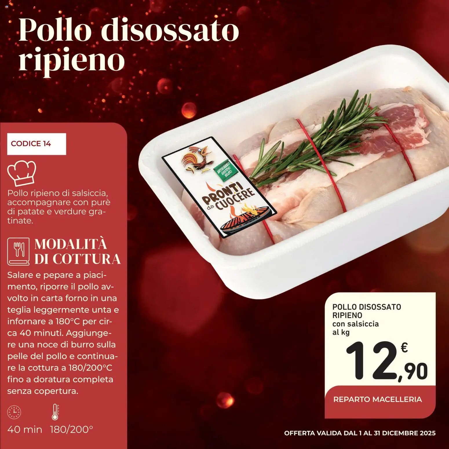 Volantino Conad del 01.12.2025 | Pagina: 17 | Prodotti: Pollo, Verdure, Burro, Carta forno