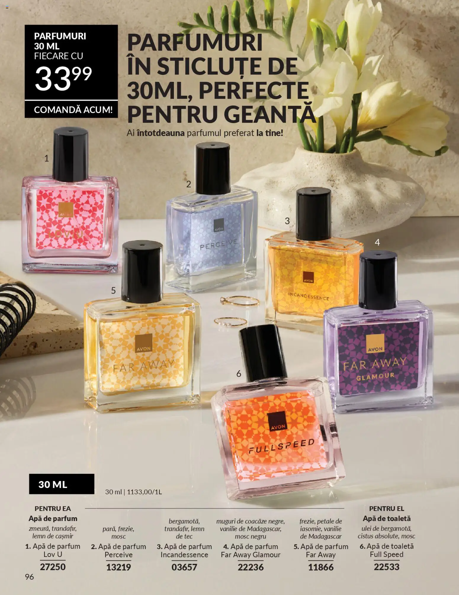 Noul catalog Avon – valabil de la 01.02.2026 | Pagină: 98 | Produse: Apă de parfum, Parfum, Apă de toaletă, Apă