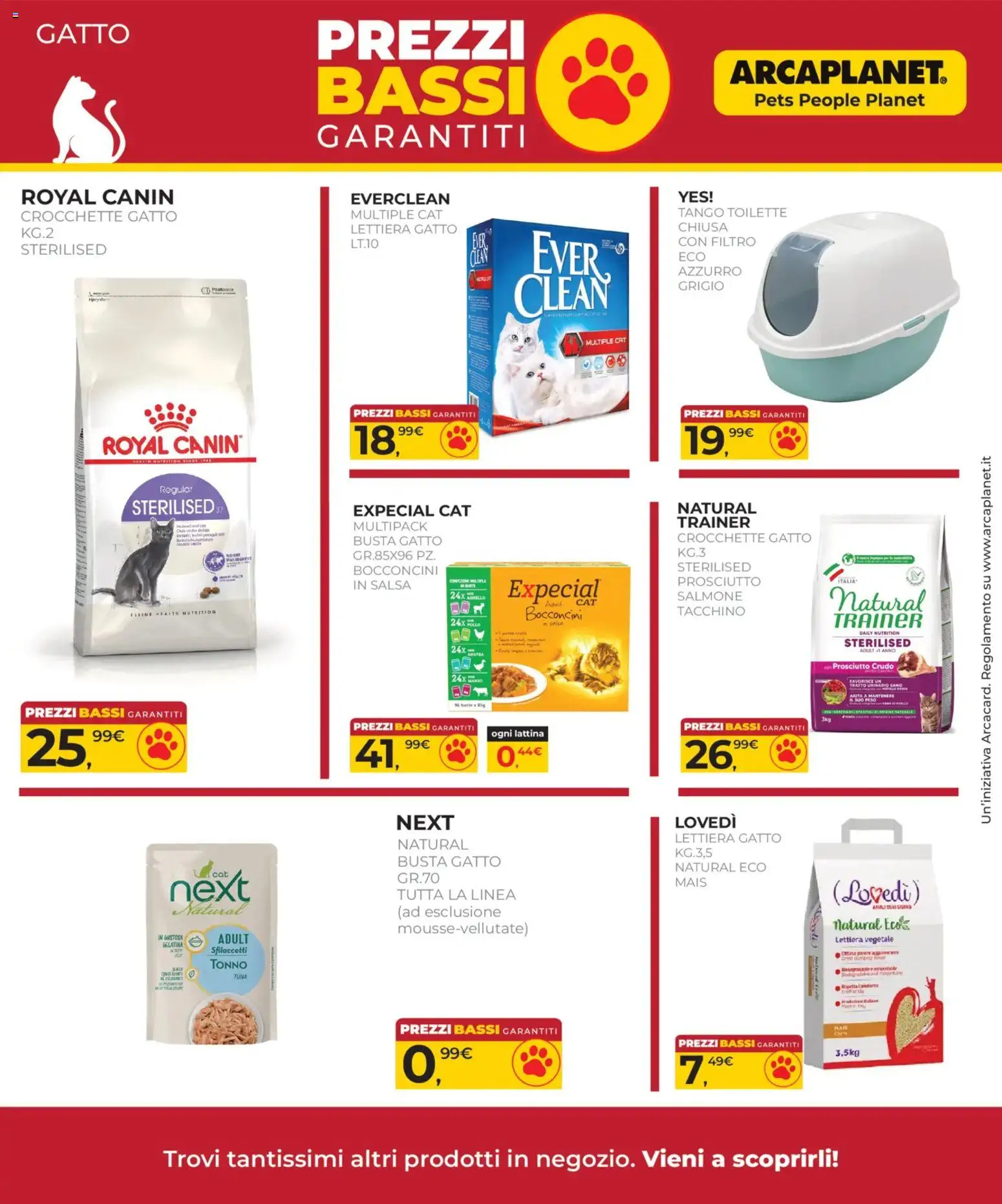 Volantino Arcaplanet del 23.04.2026 | Pagina: 41 | Prodotti: Prosciutto Crudo, Salmone, Prosciutto, Crocchette