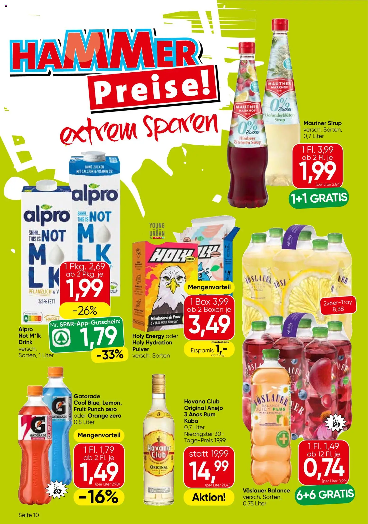 Eurospar Flugblatt - Salzburg gültig ab 02.01.2026 | Seite: 10 | Produkte: Zucker, Himbeere, Box