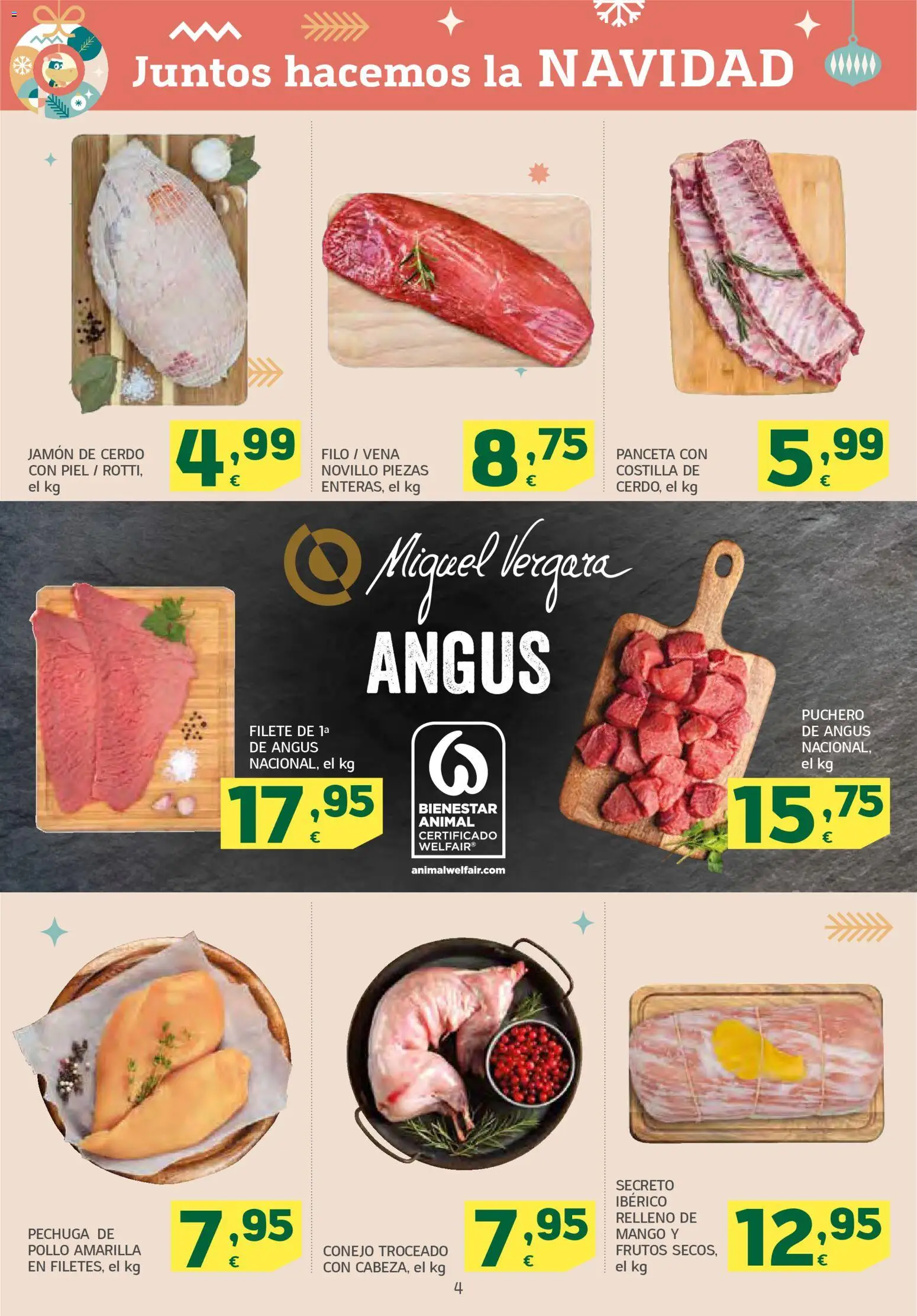 HiperDino folleto │ válido desde el 18.12.2025 | Página: 4 | Productos: Ηλεκτρικός φούρνος, Jamón, Ρούτερ, Filete