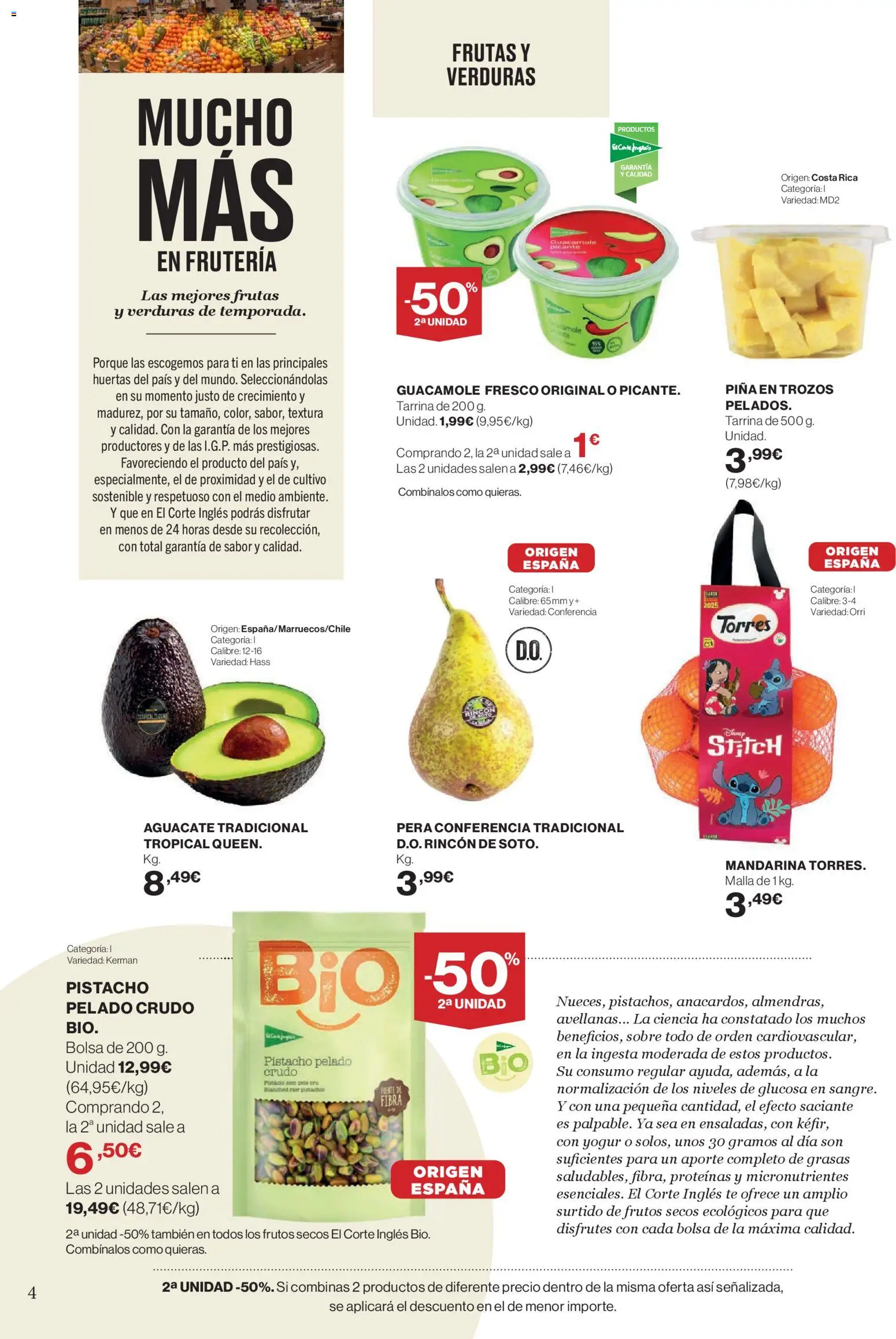 Hipercor - Mucho más para ti │ válido desde el 26.02.2026 | Página: 4 | Productos: Yogur, Piña, Guacamole, Bolsa