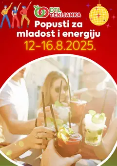 Tekijanka popusti za mladost i energiju - pregled Tekijanka kataloga - važi od 12.08.2025
