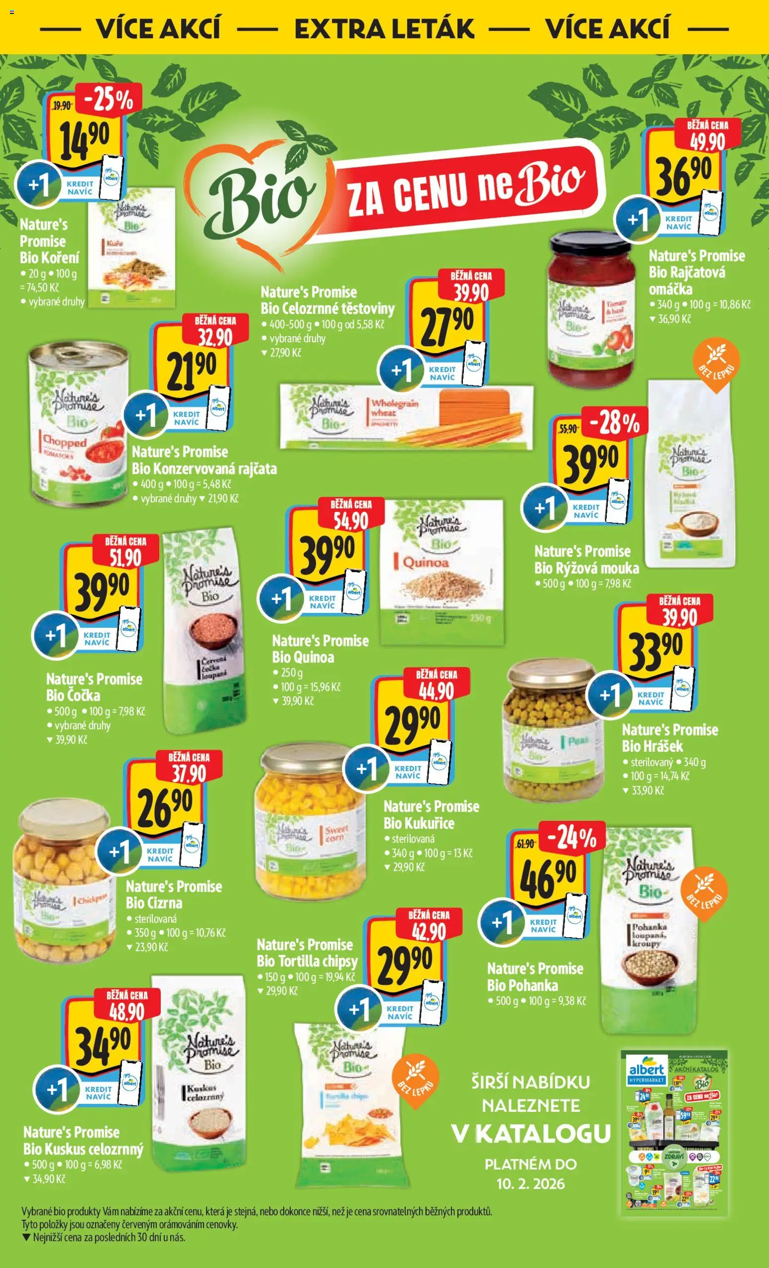 Albert leták - Hypermarket od 04.02.2026 | Strana: 41 | Produkty: Rajčata, Celozrnné těstoviny, Tortilla, Rýžová mouka