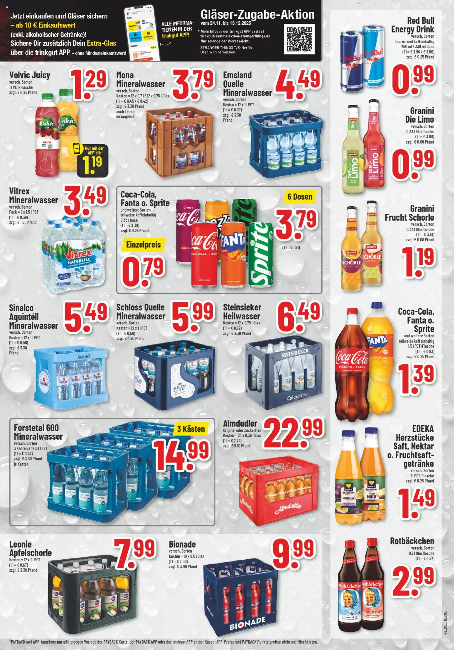 Trinkgut Prospekt – gültig ab 24.11.2025 | Seite: 9 | Produkte: Red bull, Coca cola, Fanta, Energy