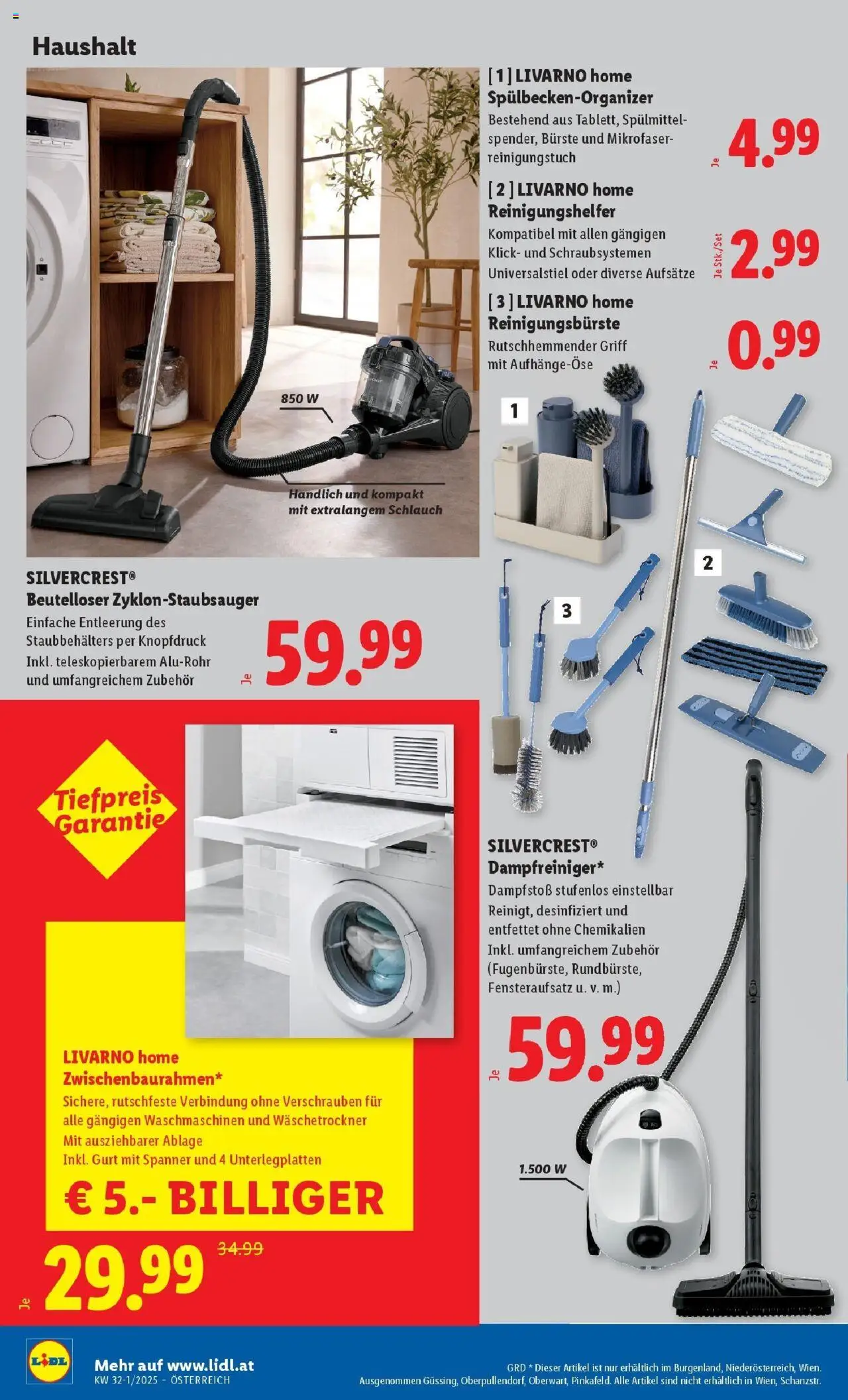 Lidl Flugblatt - Wien, Langenzersdorf, Zwettl gültig ab 31.07.2025 | Seite: 32 | Produkte: Bürste