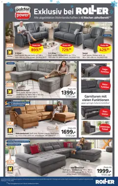 Roller Prospekt 	 ab 04.01.2026 gültig | Seite: 5 | Produkte: Wohnlandschaft, Sessel, Liege