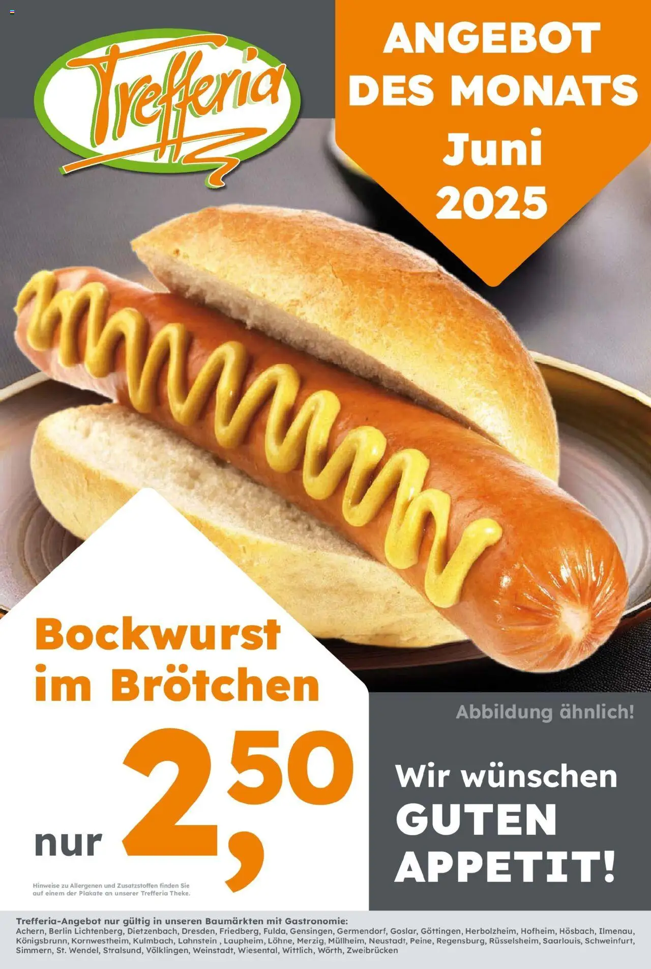 Globus Baumarkt prospekt Göttingen	 - gültig ab dem 10.06.2025 | Seite: 17 | Produkte: Bockwurst