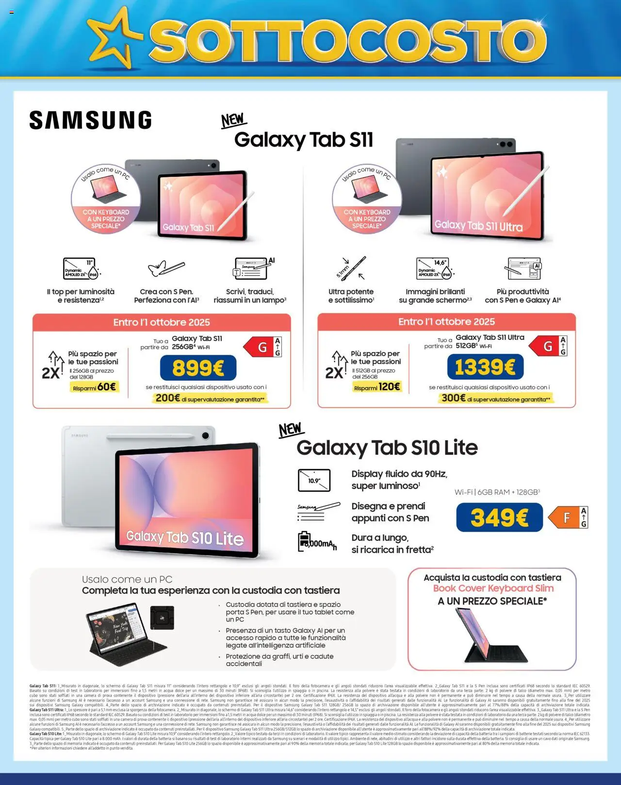 Volantino Euronics del 12.09.2025 | Pagina: 13 | Prodotti: Samsung Galaxy, Talco, Fotocamera, Batteria