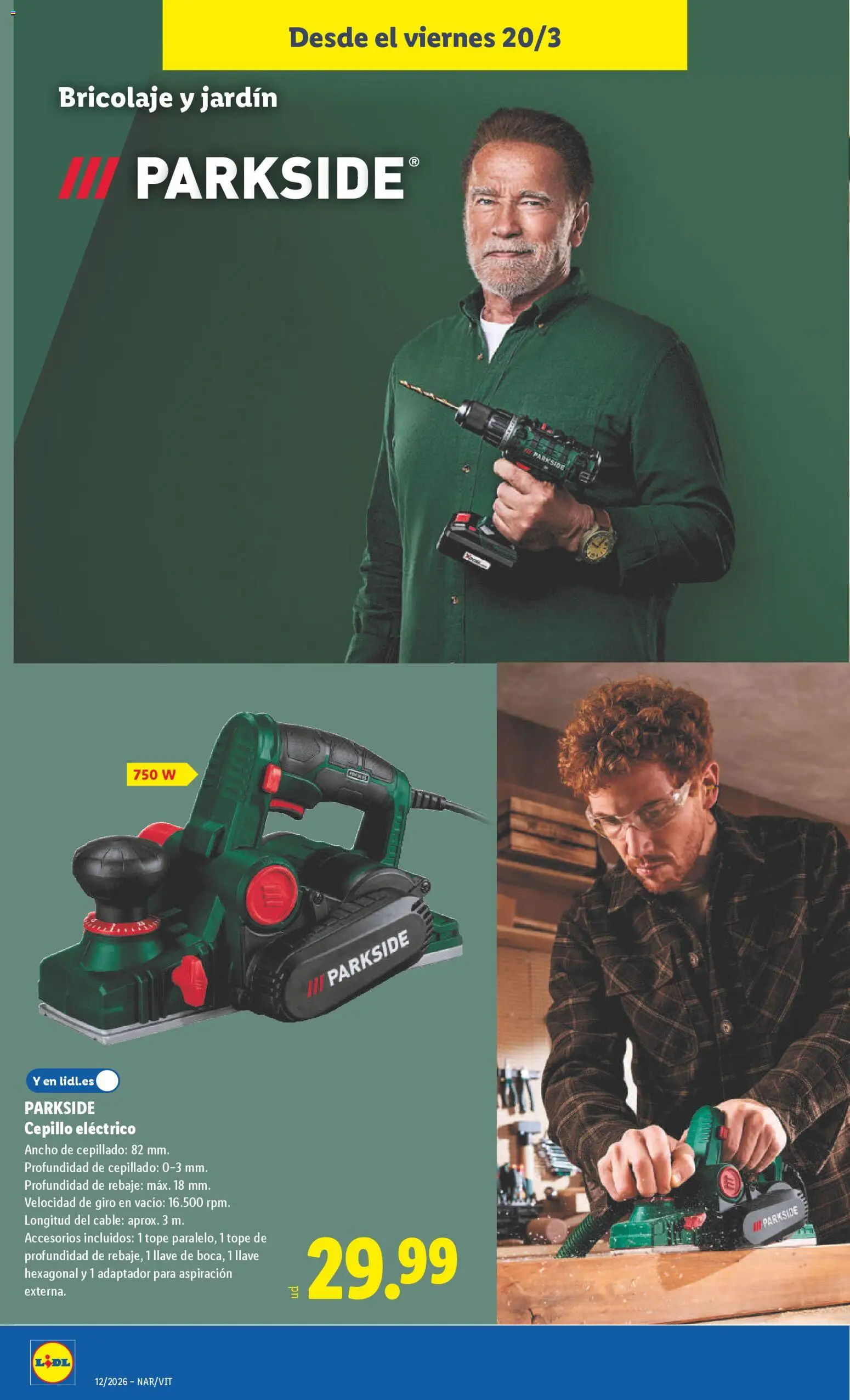 Lidl folleto de bazar │ válido desde el 16.03.2026 | Página: 22 | Productos: Cepillo, Cable, Adaptador