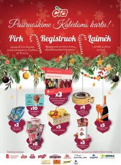 ČIA MARKET leidinys galioja nuo 02.12.2025 | Puslapis: 18 | Prekių: Tortas, Žaidimas, Prieskoniai