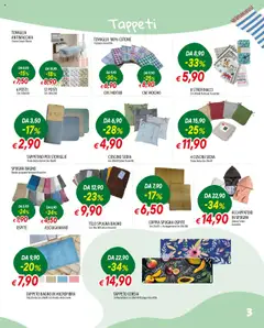 Volantino Famila del 08.09.2025 | Pagina: 3 | Prodotti: Accappatoio, Mango, Asciugamano, Tovaglia
