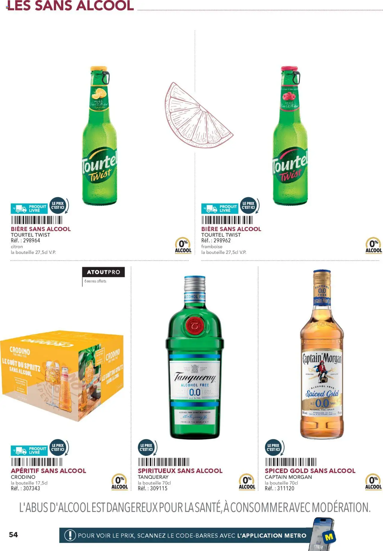  | Page: 54 | Produits: Alcool, Captain Morgan, Thé, Livre
