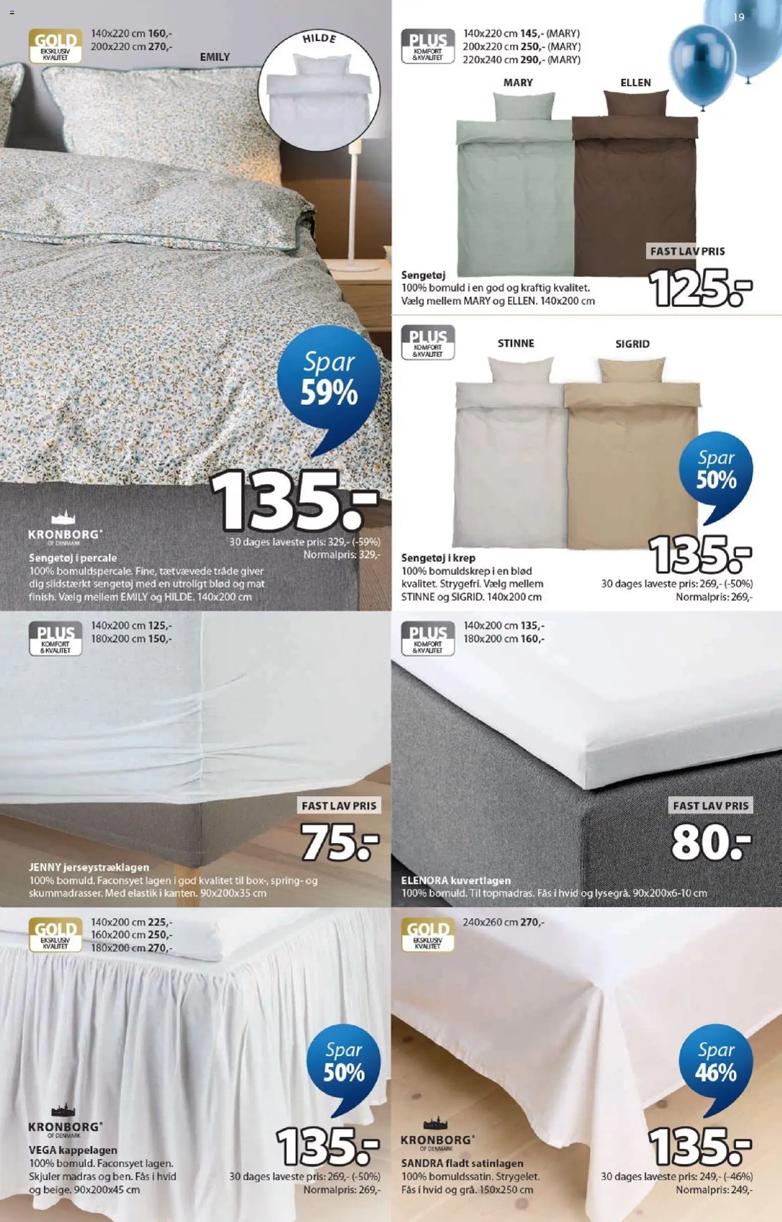 JYSK tilbudsavis – gyldig fra 27.03.2026 | Side: 19 | Produkter: Madras