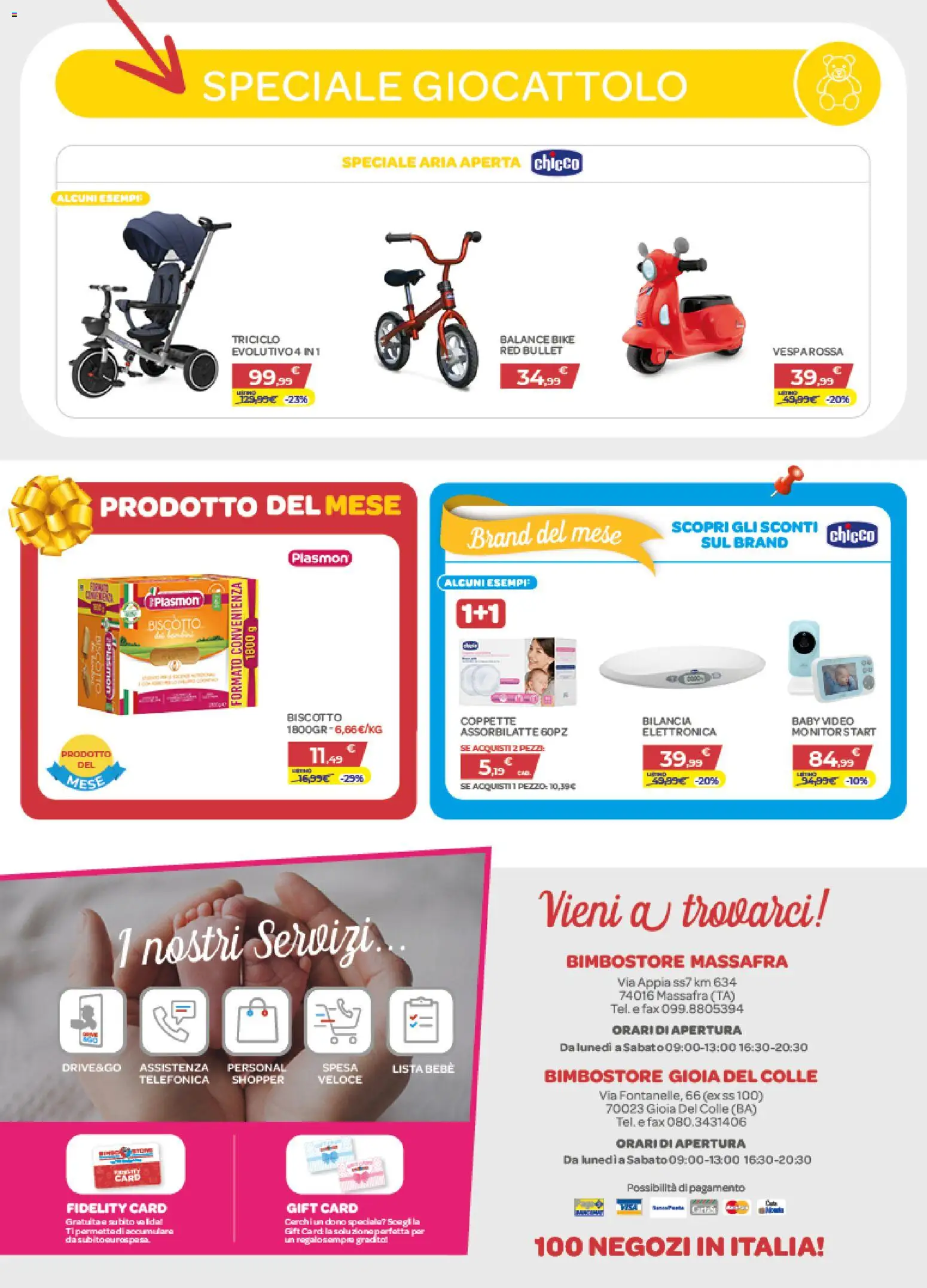 Volantino Bimbo store del 05.03.2026 | Pagina: 20 | Prodotti: Monitor, Video, Bilancia