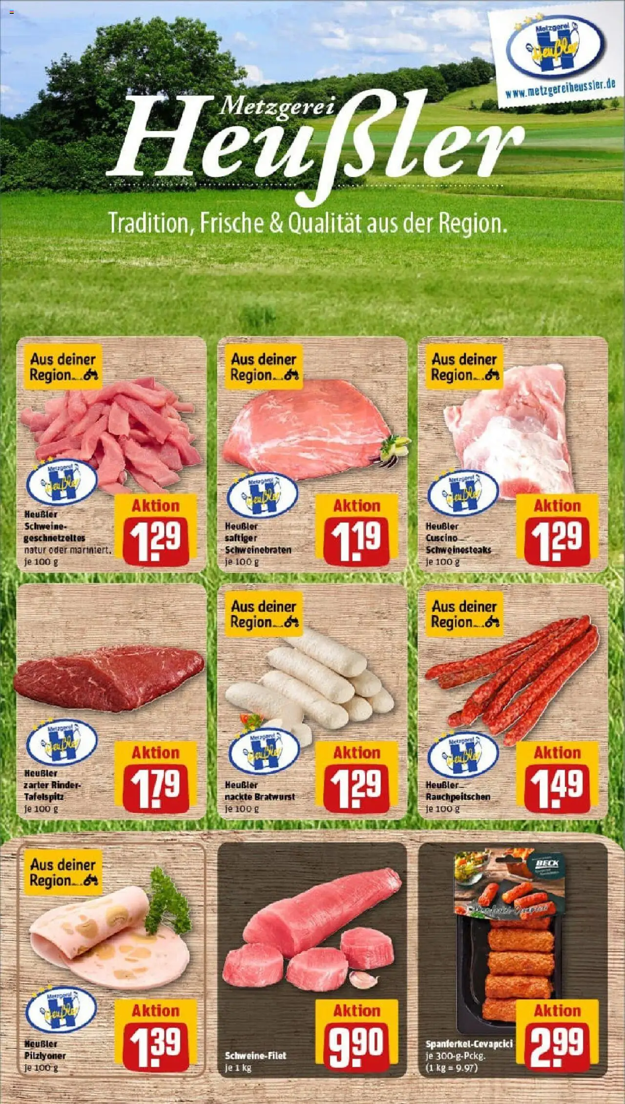 Rewe prospekt Aalen	 - gültig ab dem 06.07.2025 | Seite: 8 | Produkte: Tafelspitz, Bratwurst, Schweinefilet