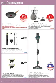 Monoprix - Prévisualisation de Monoprix catalogue valide à partir de 16.12.2025 | Page: 70 | Produits: Petit électroménager, Poêle, Brosse, Tefal